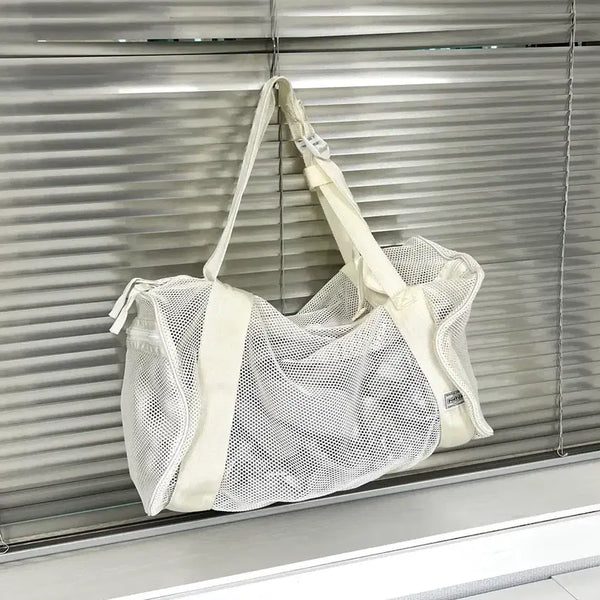 [BUNJANG] PORTER MESH 2WAY BAG (White) / PORTER-MESH 2WAY BAG (White) 포터 메쉬 투웨이백