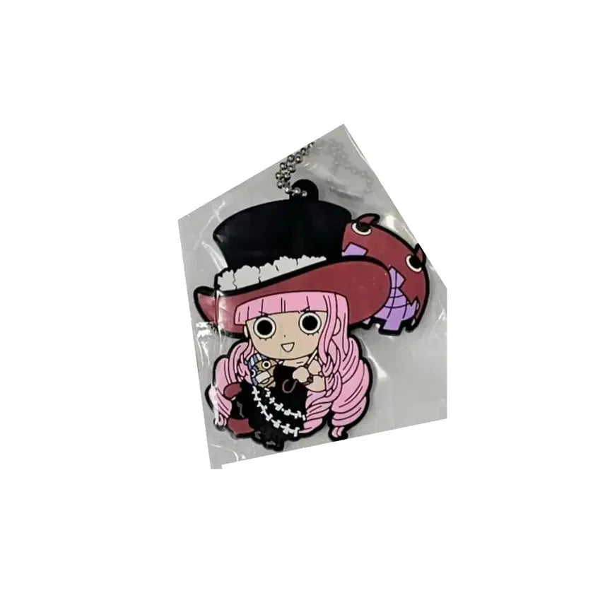 [BUNJANG] One Piece Perona Gacha Rubber Strap Keychain / 원피스 페로나 가챠 고무 스트랩 키링