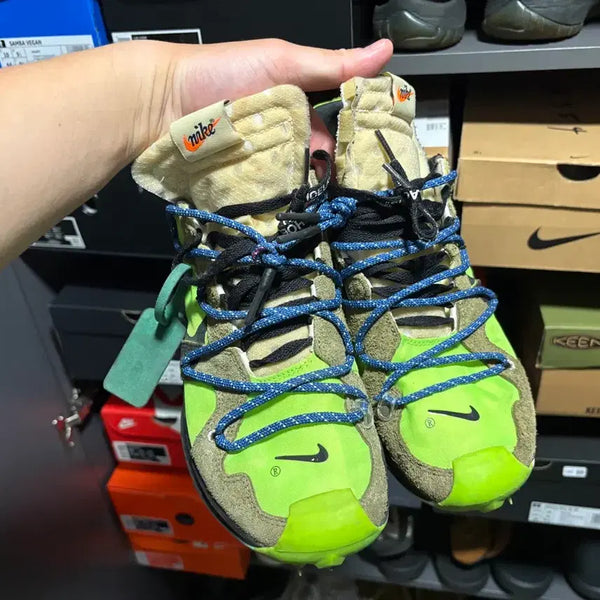 [BUNJANG] Nike Off-White Zoom Terra Kiger 5 Fluorescent Green Size 280 / 나이키 오프화이트 줌 테라 카이거 5 형광 280사이즈