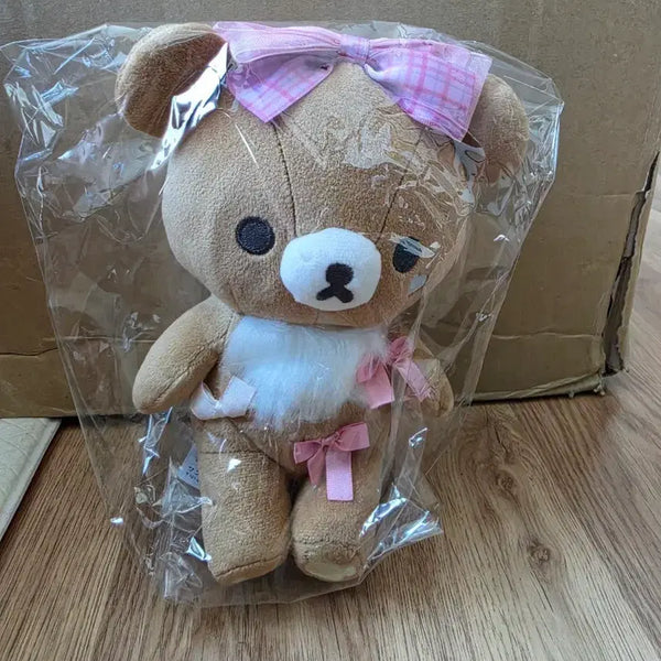 [BUNJANG] Chairoikoguma Limited Edition 'Makeup Series' Plush Doll / 차이로이코구마 한정판 '메이크업 시리즈' 봉제 인형