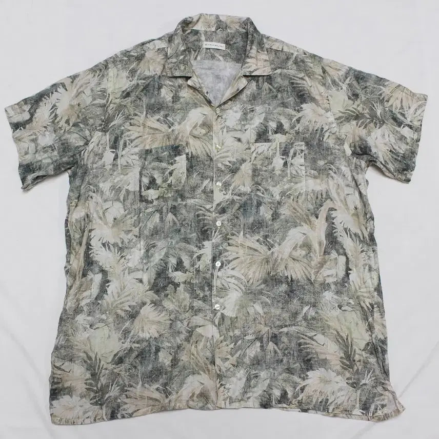 [BUNJANG] Etro Linen Short Sleeve Shirt (3XL) / 에트로 남성 3XL 120 리넨 마 반팔 셔츠 아주좋음 깨끗