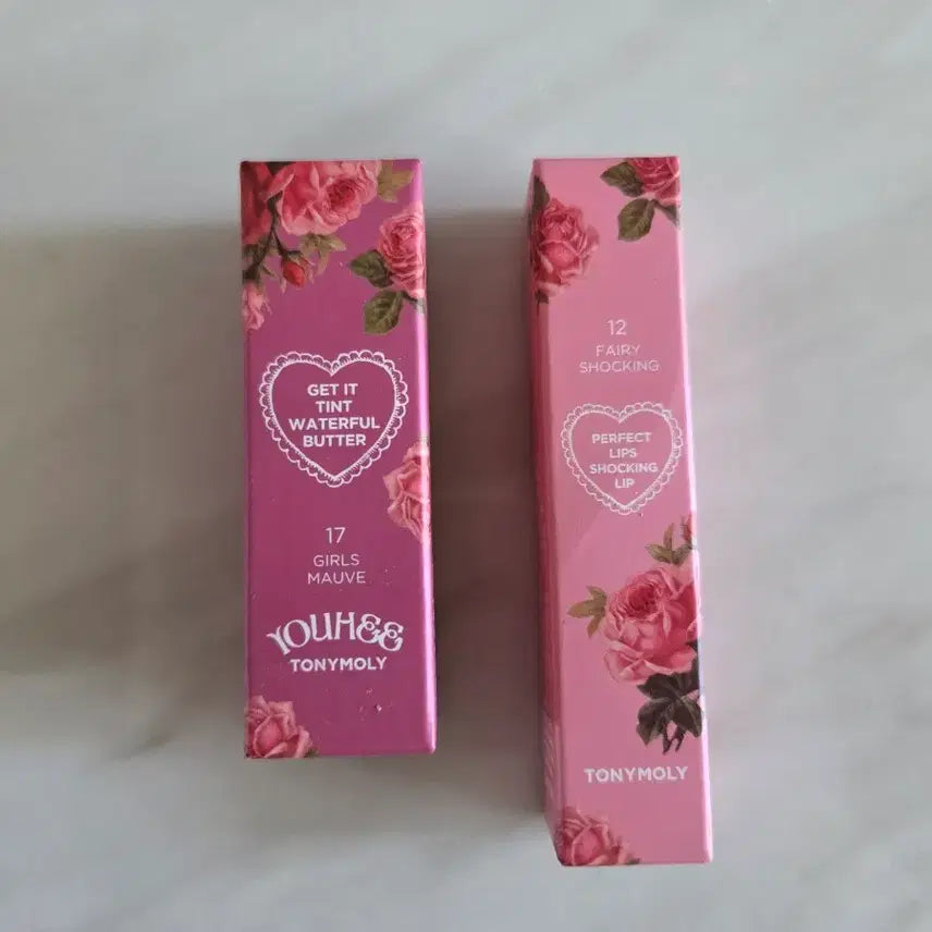 [BUNJANG] Tonymoly Perfect Lips Shocking Lip & Get It Tint Waterful Butter / 토니모리 립 틴트 2종