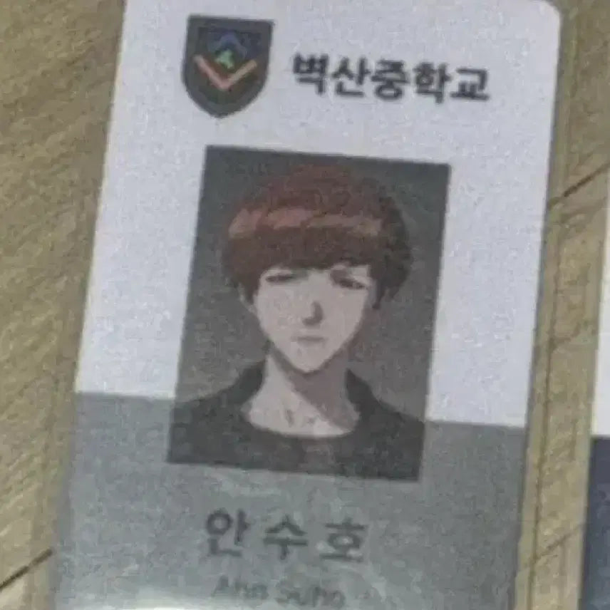 [BUNJANG] Ahn Soo-ho Weak Hero Student ID / 안수호 약한영웅 학생증