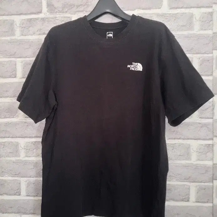[BUNJANG] The North Face Logo T-Shirt Black / 노스페이스 반팔 티셔츠 블랙100