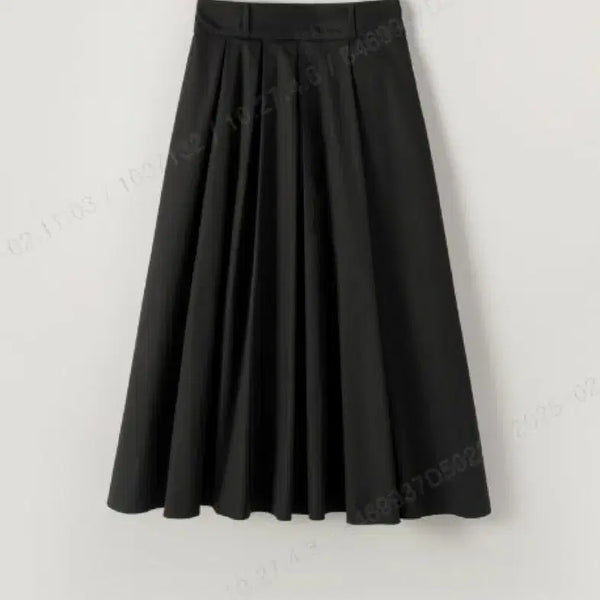 [BUNJANG] Sie Ian Pleated Skirt Black / Sie 시에 이안 플리츠 스커트 블랙