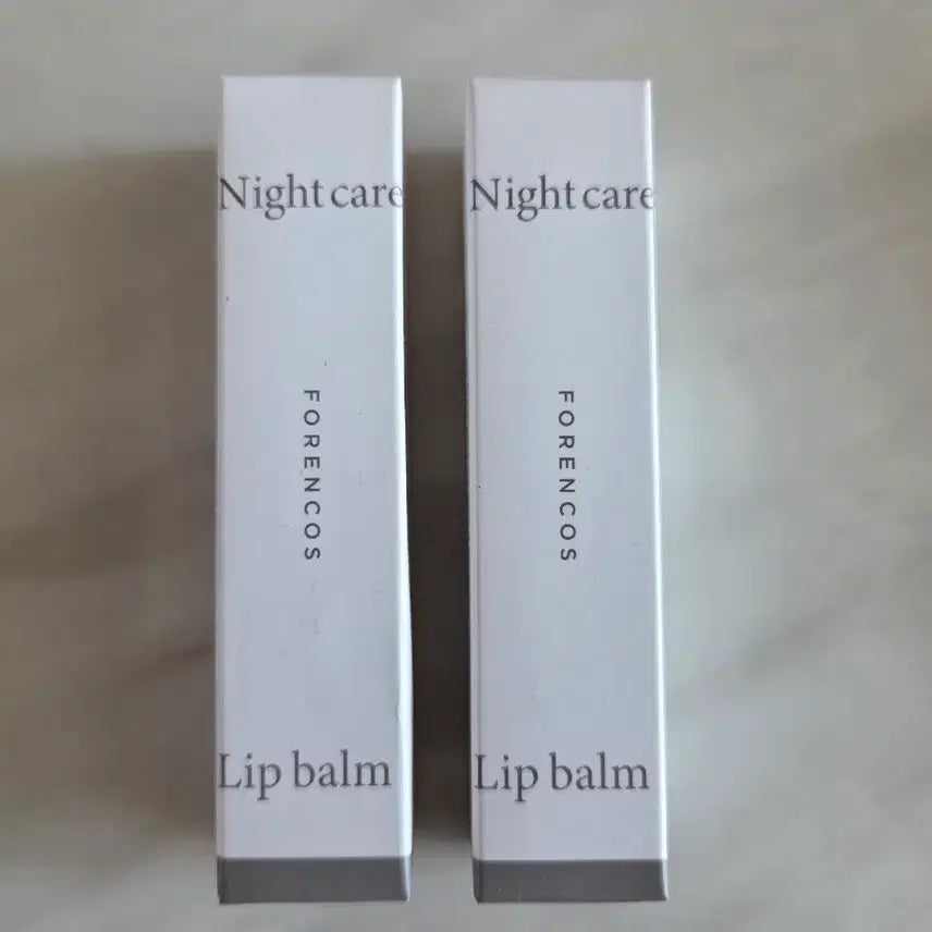 [BUNJANG] Forencos Night Care Lip Balm Set (2 Pieces) / 포렌코즈 나이트케어 립밤 2개