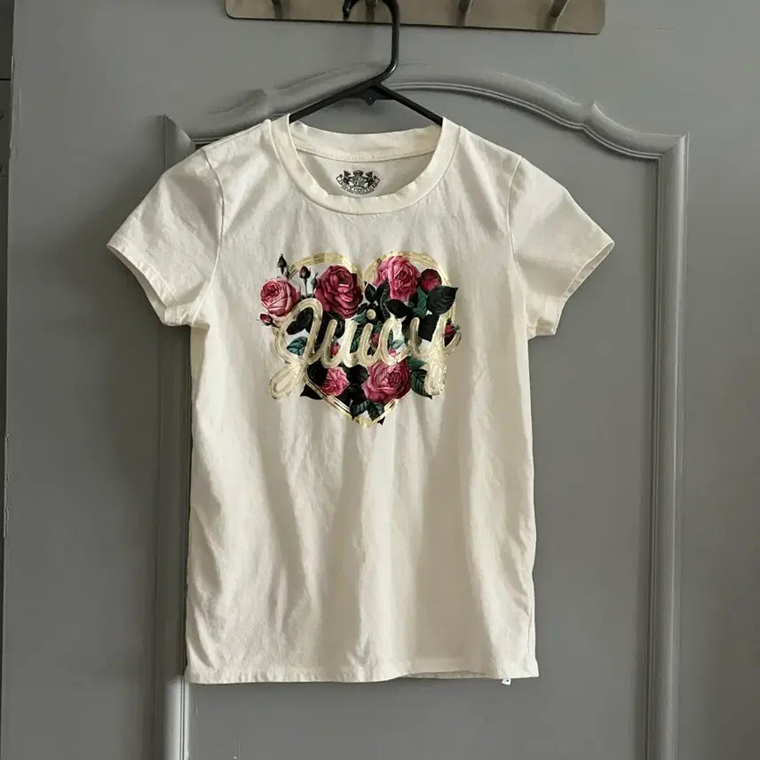 [BUNJANG] Juicy Couture White T-shirt US 14 / 쥬시꾸뛰르 반팔 US14