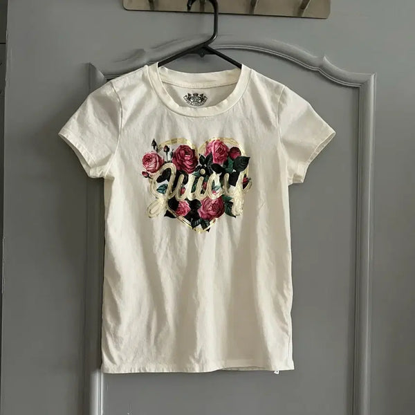 [BUNJANG] Juicy Couture White T-shirt US 14 / 쥬시꾸뛰르 반팔 US14
