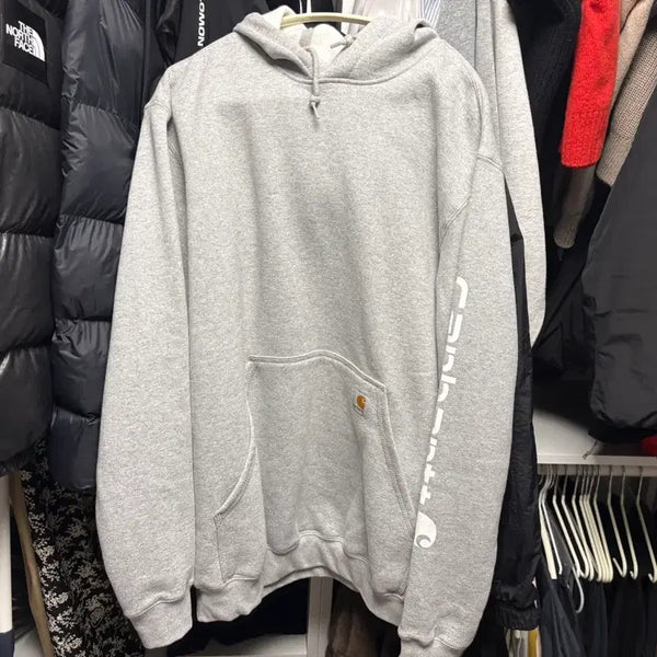 [BUNJANG] Carhartt Grey Hoodie M Size / 칼하트 그레이 후드티 M 100사이즈