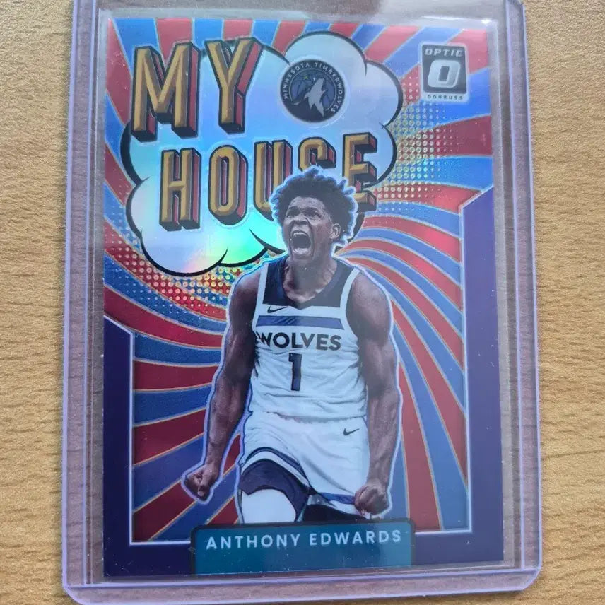[BUNJANG] Panini Optic 2021-22 Anthony Edwards My House Purple Holo / 2021-22 파니니 옵틱 미네소타 앤써니 에드워즈 마이하우스 퍼플 홀로