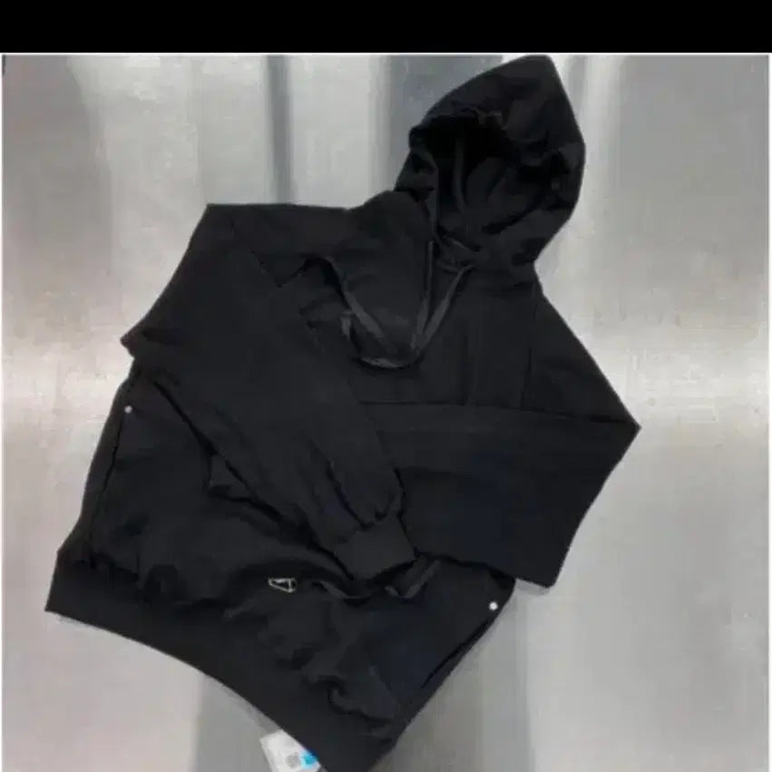 [BUNJANG] Undermycar ACKEN Ink Black Waffle Hoodie / 언더마이카 ACKEN - Ink Black 아켄 와플후드(2)