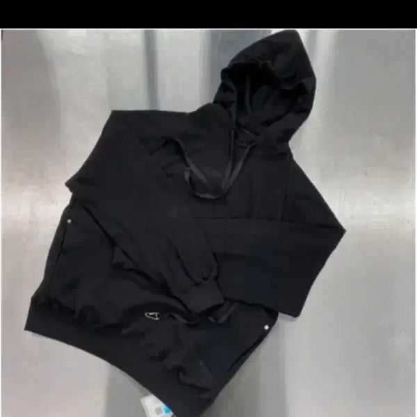 [BUNJANG] Undermycar ACKEN Ink Black Waffle Hoodie / 언더마이카 ACKEN - Ink Black 아켄 와플후드(2)