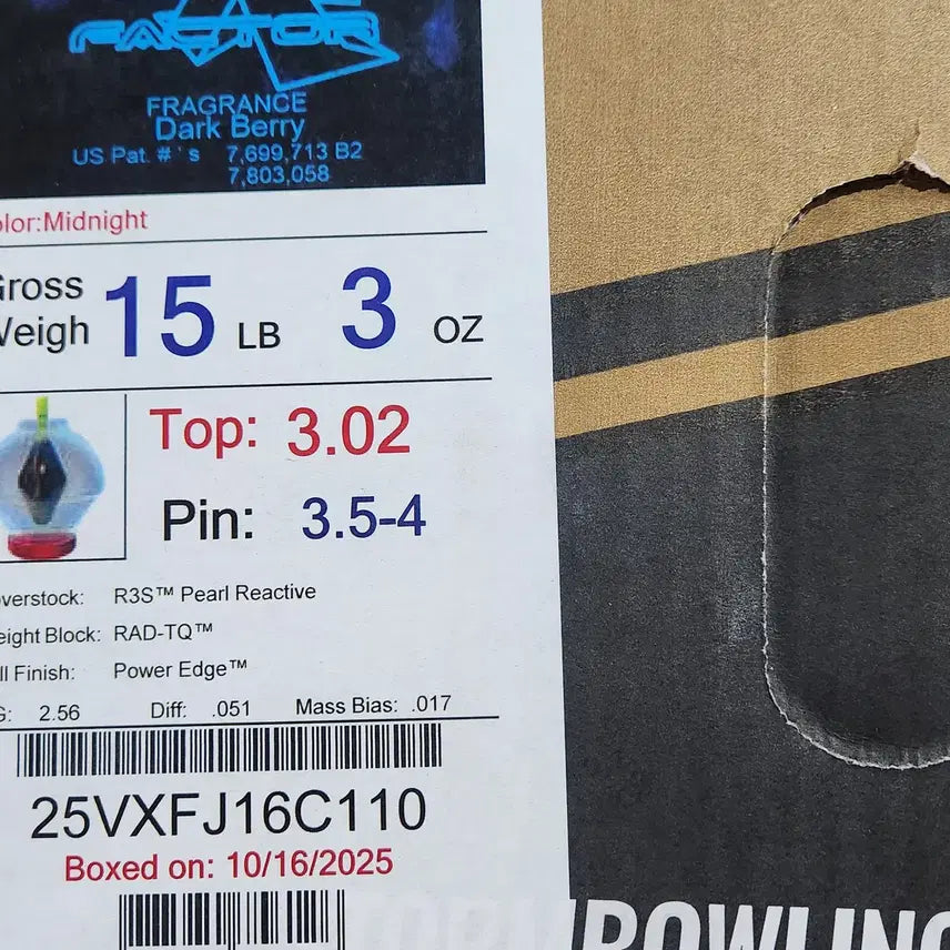 [BUNJANG] Storm Next Factor 15lb Bowling Ball / 스톰 넥스트팩터 15P