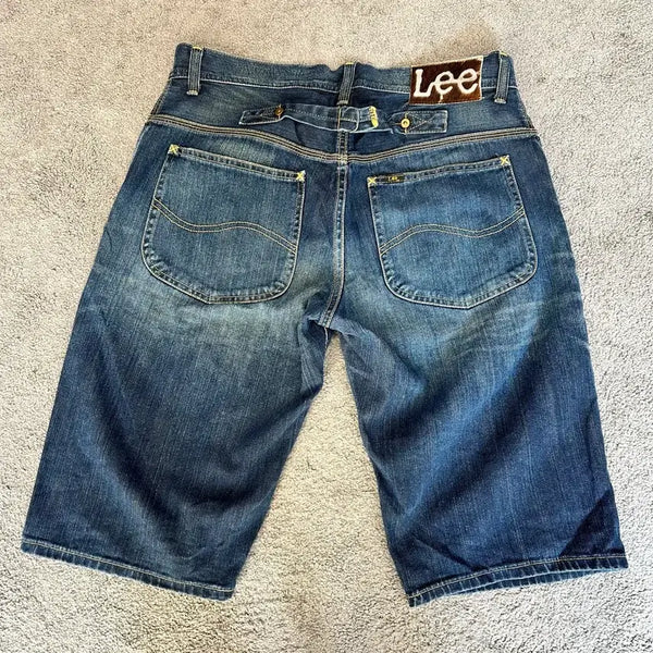 [BUNJANG] LEE Cowboy Denim Cinch Back Pants (~34) / LEE 리 카우보이 데님 신치백 팬츠(~34)