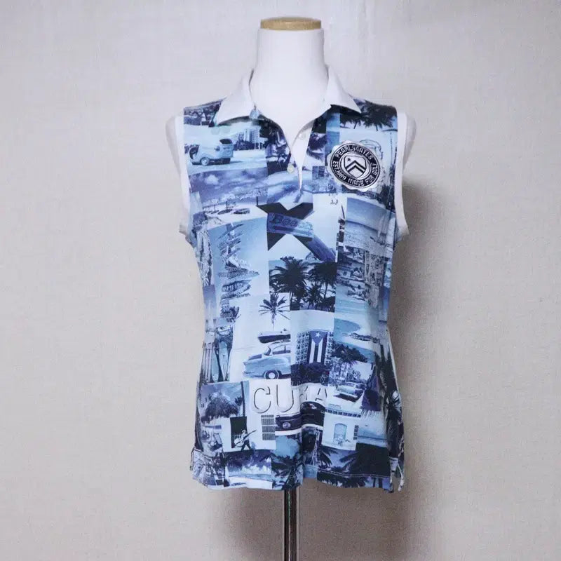 [BUNJANG] Parrida Gates Women's Sleeveless Golf T-Shirt / 파리게이츠 여성66 골프 민소매 티셔츠(5)