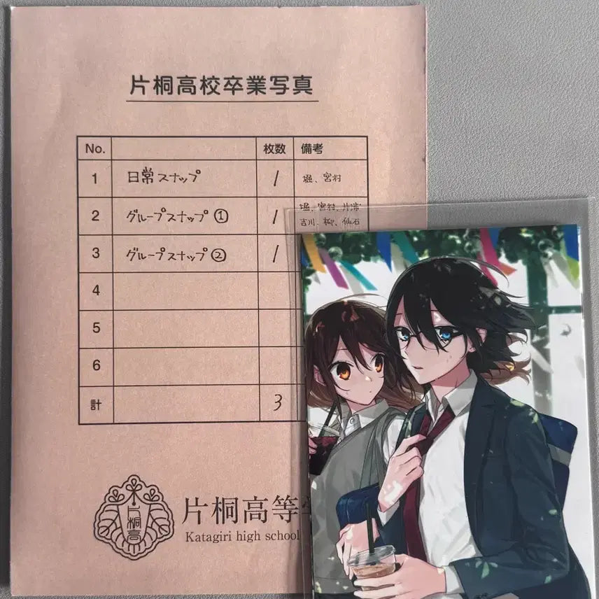 [BUNJANG] Horimiya G Fantasy Graduation Photo Special / 호리미야 g판타지 졸업사진 특전