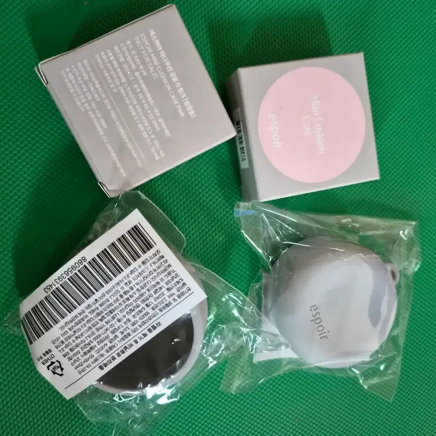 [BUNJANG] Espoir Mini Cushion Refillable Case + Silicone Cover Set / 미개봉)에스쁘아 미니쿠션 공용기+실리콘커버  케이스세트(공용기
