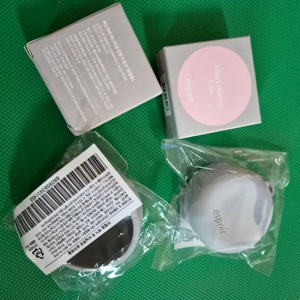 [BUNJANG] Espoir Mini Cushion Refillable Case + Silicone Cover Set / 미개봉)에스쁘아 미니쿠션 공용기+실리콘커버  케이스세트(공용기