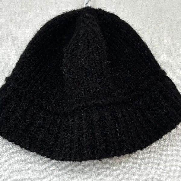 [BUNJANG] Black Knit Bucket Hat / 니트 버킷햇 판매합니다.