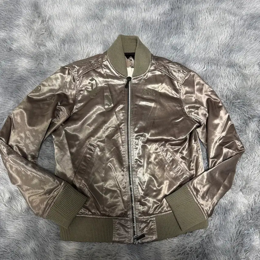 [BUNJANG] Diesel 00s Satin Bomber Jacket - Size L / 00s 디젤 새틴  봄버 자켓 L사이즈