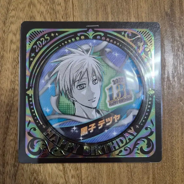 [BUNJANG] Kuroko's Basketball Kuroko 2025 Jump Shop Birthday Can Badge (Sealed) / 쿠로코의 농구 쿠로코 2025 점프샵 생일 캔뱃지 미개봉
