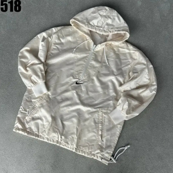 [BUNJANG] Nike Ivory Hoodie Anorak M / 나이키 아이보리색 후드 아노락 M