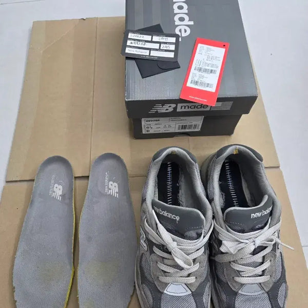 [BUNJANG] New Balance 992 Grey M992GR Shoes / 뉴발란스 992 회색 M992GR 245