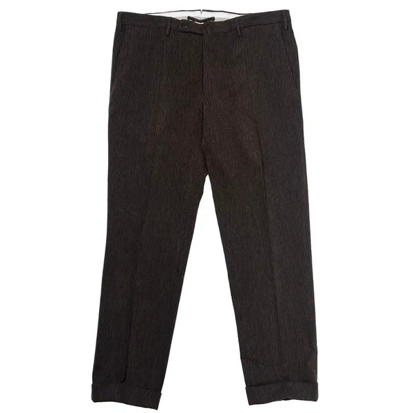 [BUNJANG] Slowwear Brown Wool Cashmere Corduroy Slacks / 슬로우웨어 브라운 울 캐시 코듀로이