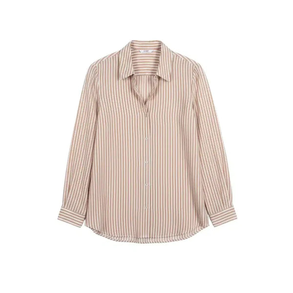 [BUNJANG] List Basic Stripe Shirt BG - Women's Size 55 / 여성55 / 리스트 베이직 스트라이프 셔츠BG 0-103