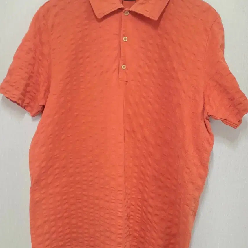 [BUNJANG] BOSS Orange Short-Sleeve Polo T-Shirt / BOSS 오렌지색 반팔 카라 티셔츠