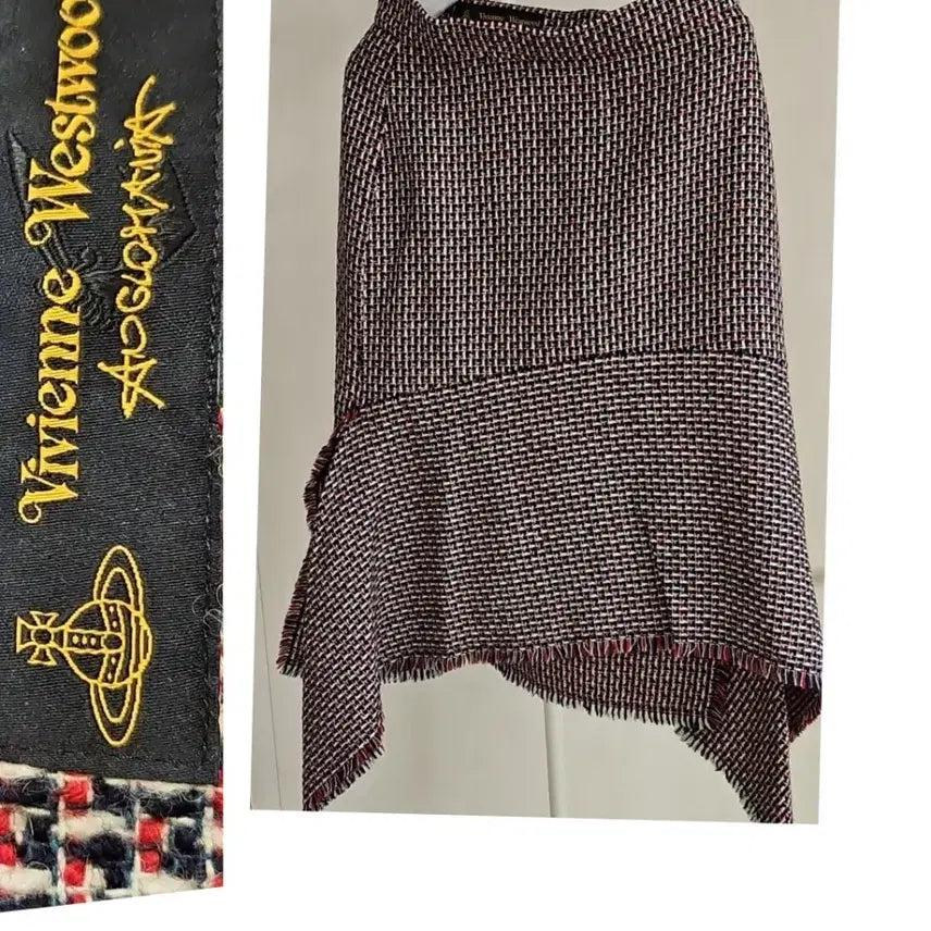 [BUNJANG] Vivienne Westwood Tweed Skirt / 비비안웨스트우드 트위드 스커트 38