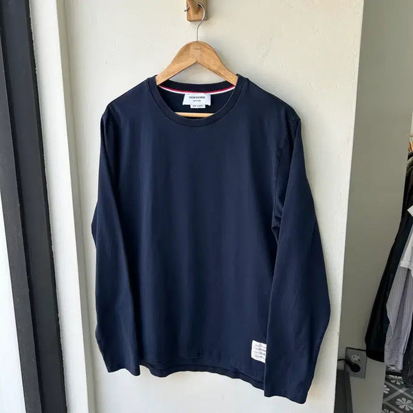 [BUNJANG] Thom Browne Navy Long Sleeve / 16959 - 톰브라운 네이비 롱슬리브