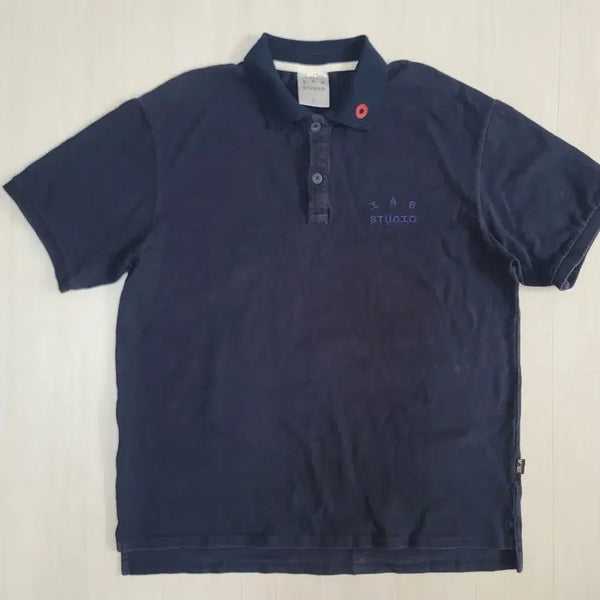 [BUNJANG] IAB Studio Hyundai Mobis Cara Neck Short Sleeve T-Shirt XL / (XL)아이앱스튜디오 현대모비스 카라넥 반팔티셔츠 판매합니다