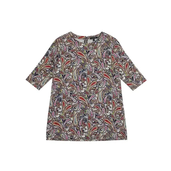 [BUNJANG] Paisley Blouse Top (Size 66) / 여성66/ 페이즐리 블라우스티 3-110