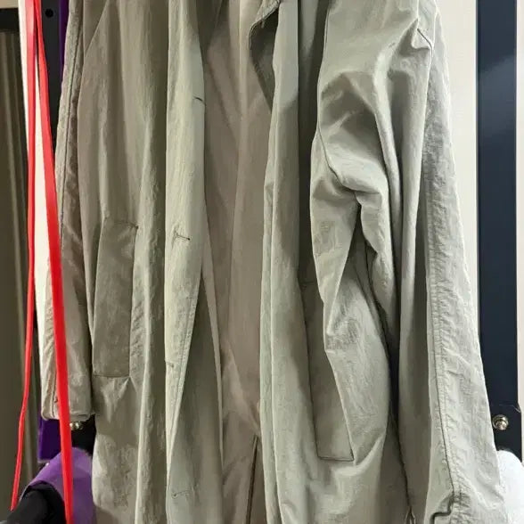 [BUNJANG] Morae House Trench Coat One Size / 모래하우스 트렌치 코트 프리 사이즈