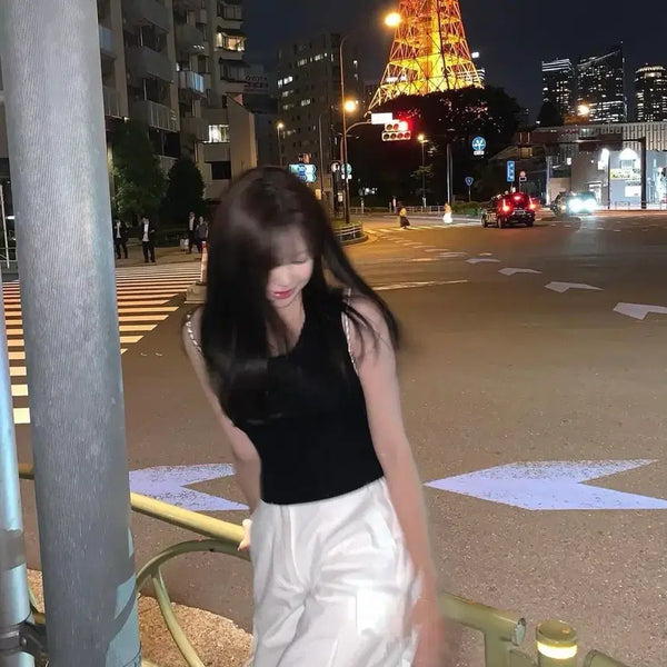 [BUNJANG] Bernie Summer Eyelet Knit Black / 베르니 썸머 아일릿 니트 블랙