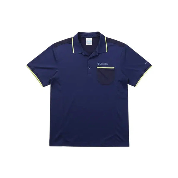[BUNJANG] Columbia Men's Functional Short-Sleeve Polo Shirt / 남성L / 컬럼비아 기능성 반팔 카라티셔츠NV 0-117