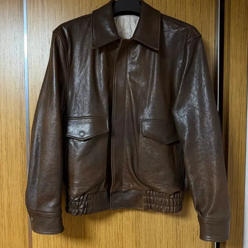 [BUNJANG] COEUR Vegetable Leather A2 S Jacket / 쿠어 베지터블 레더 A2 S