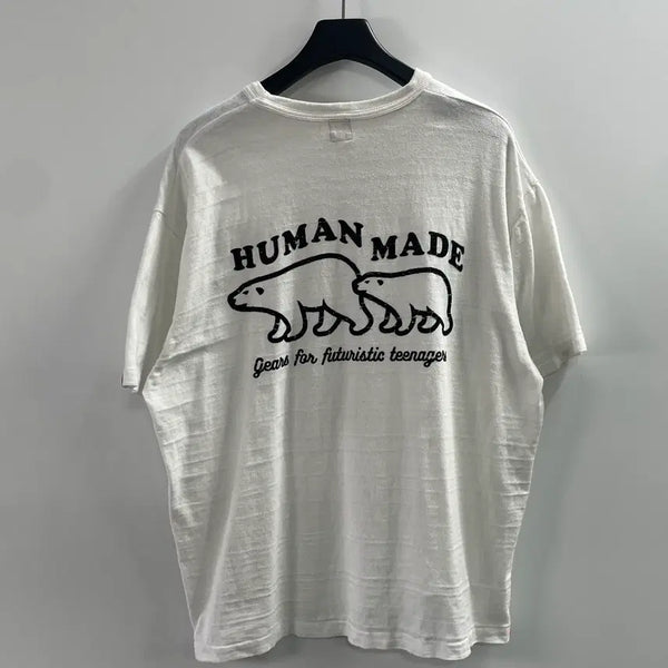 [BUNJANG] Human Made Polar Bear Graphic T-Shirt / 휴먼메이드 북극곰 그래픽 반팔티 (on.756)