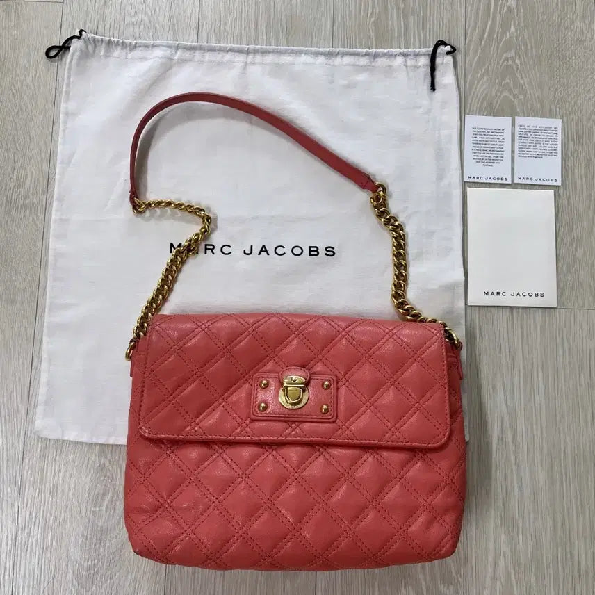 [BUNJANG] Marc Jacobs The Large Single Chain Bag Flamingo / [마크제이콥스] 더 라지 싱글 체인백