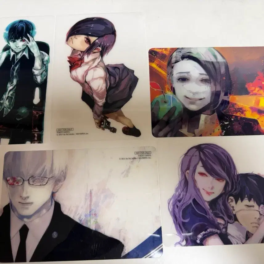 [BUNJANG] Tokyo Ghoul Illustration Mini Poster Postcard Set / 도쿄구울 일러스트 미니 포스터 엽서 카드 특전