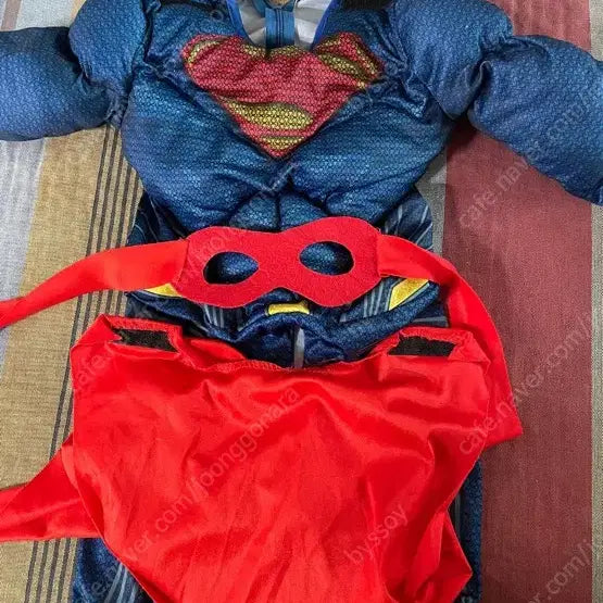[BUNJANG] Superman Cosplay Costume Set for Kids / 슈퍼맨 코스프레 크리스마스 파티 유아코스튬