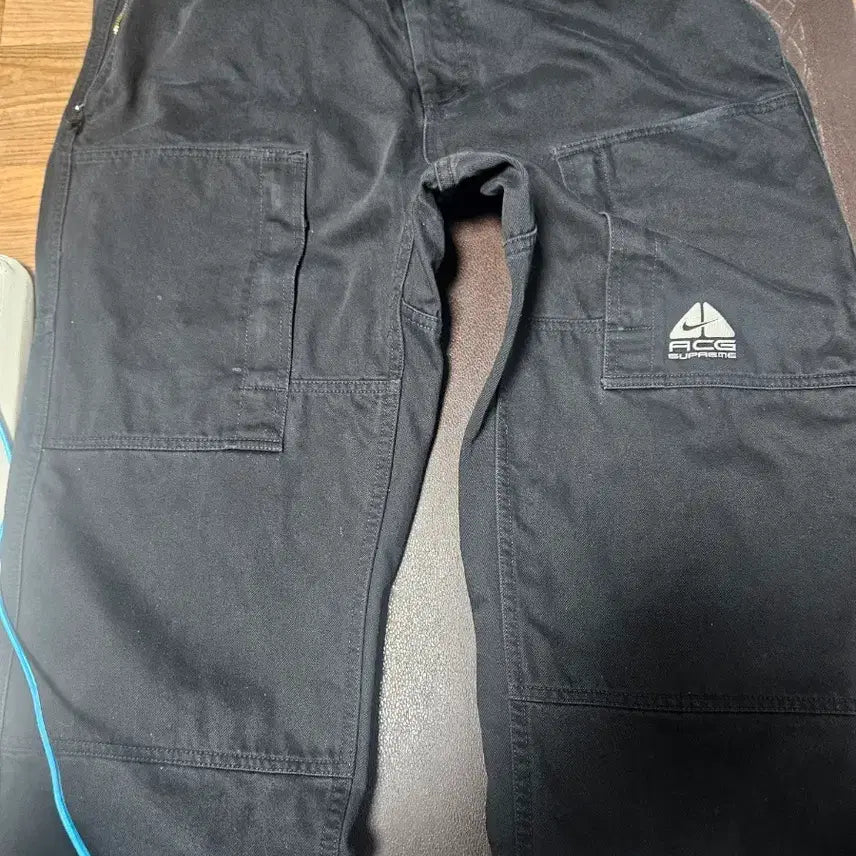 [BUNJANG] Supreme x Nike ACG Belted Denim Pants Black / (M)슈프림 X 나이키 ACG 벨티드 데님 팬츠 블랙