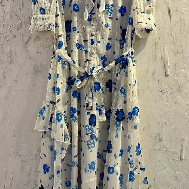 [BUNJANG] Ozcecon Floral Long Dress / 오즈세컨 원피스