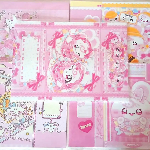 [BUNJANG] A4 Wrapping Paper Mix Set (Approx. 350-400 sheets) / 포용 A4 랩핑지 믹스 350~400장 일괄 판매 특판 처분