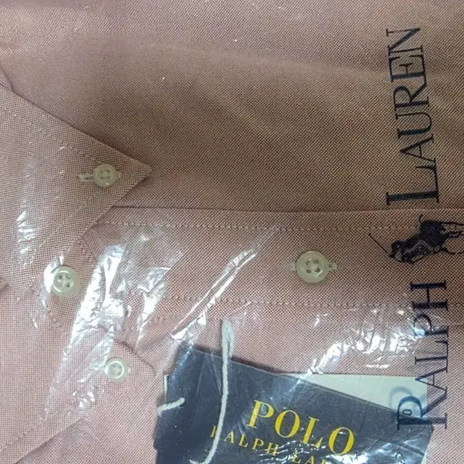 [BUNJANG] Polo Ralph Lauren Oxford Short Sleeve Shirt Custom Fit Pink M / 폴로 옥스포드 반팔