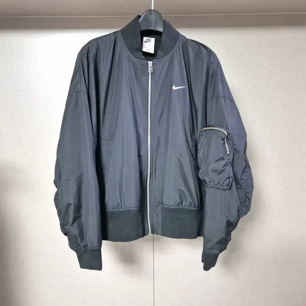 [BUNJANG] Nike NSW Essential Oversized Woven Bomber Jacket / S)나이키 NSW 에센셜 오버사이즈 우븐 봄버 재킷/여성용/자켓