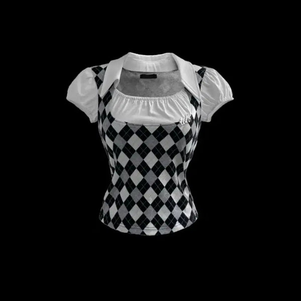 [BUNJANG] Toh Argyle Dolli Top / Toh 돌리탑 아가일