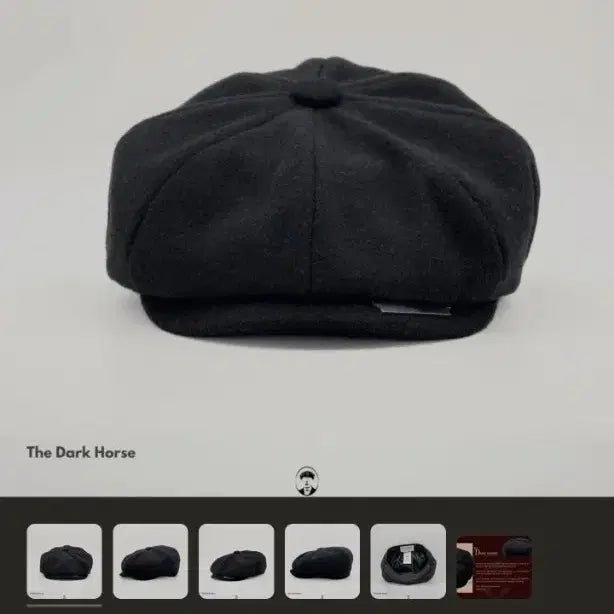 [BUNJANG] Peaky Blinders Dark Horse Newsboy Cap / 피키블라인더스 캐스캣, 뉴스보이캡 다크호스