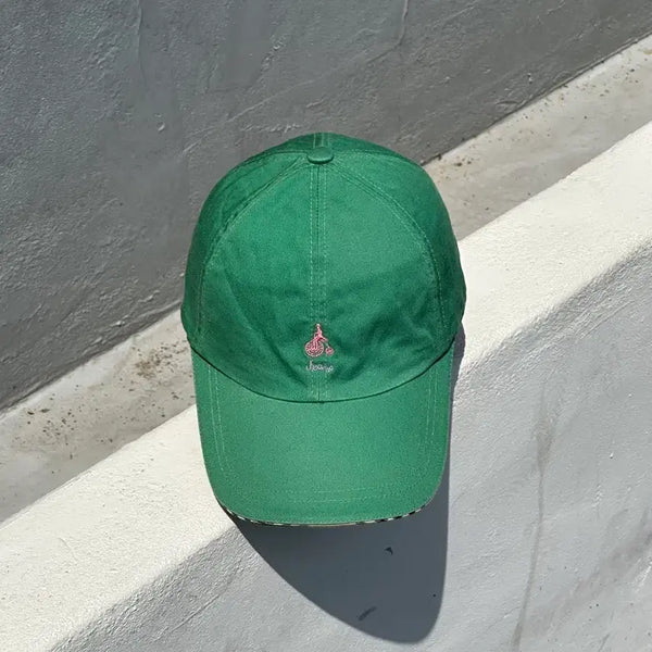 [BUNJANG] Beanpole Logo Green Ball Cap Hat / [M-L] 빈폴 로고 그린 볼캡 모자